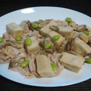 豚ロースと高野豆腐煮